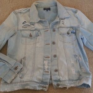 Distressed Jean jacket